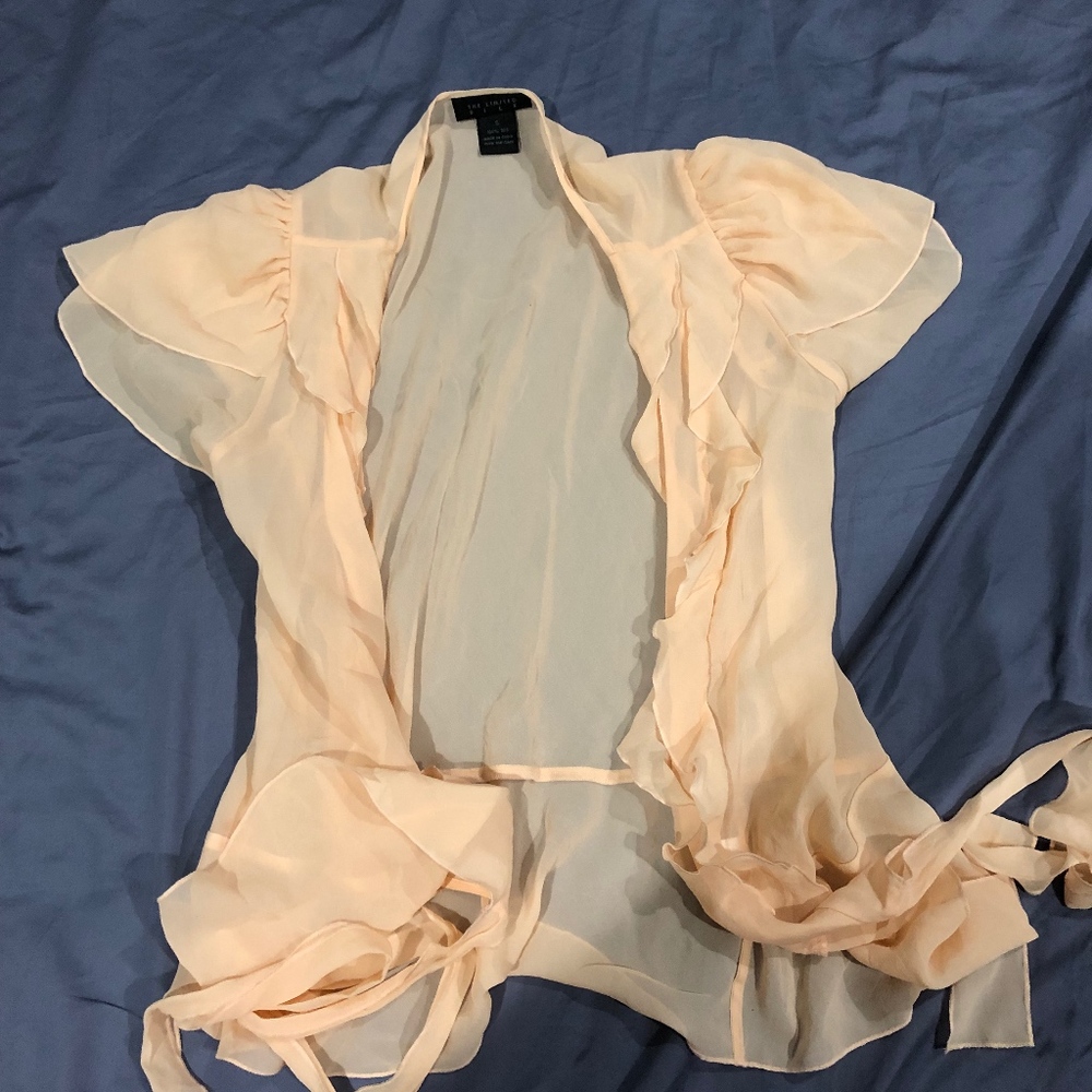 The Limited Silk Pale Top Size S